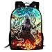 Produktbild BYD-47 Monsters King Godzilla 3D-Print Rucksäcke Kinder Schultertasche Rucksack Back to School Schwarz Schwarz Einheitsgröße