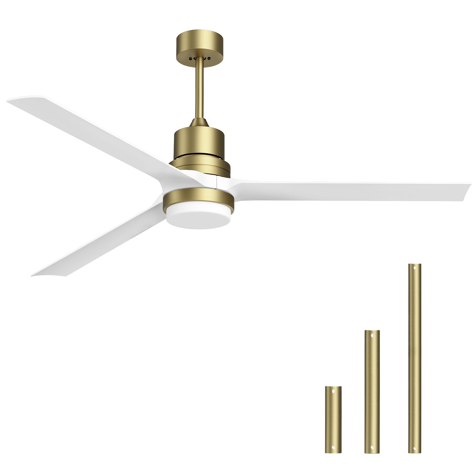 Ceiling Fans with Lights and Remote, 60 Inch Outdoor Ceiling Fan with
