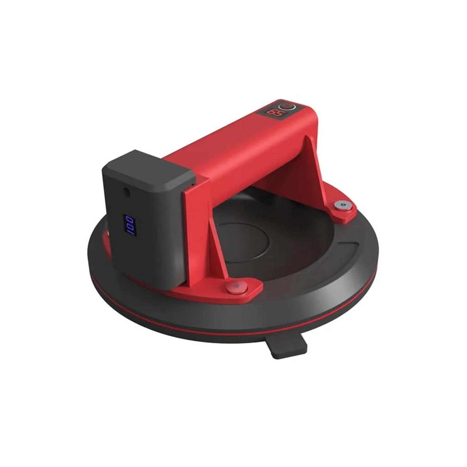 Zklgs Rosso Glass Suction Lifter, 8 Inch New Electric Suction Cup Sucker For Tile Granite Glass Professional Vacuum Strong(Rosso)