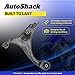AutoShack Complete Set of Front Lower Control Arms for 2010-2013 Kia Forte Koup 2012-2013 Forte5 2.0L 2.4L FWD | 2-Pcs ASCA725859