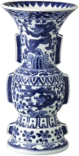 花瓶 有田焼 染付万暦龍紋 尊瓶 花瓶 オンライン通販 花瓶 有田焼 染付万暦龍紋 尊瓶 花瓶 オンライン通販