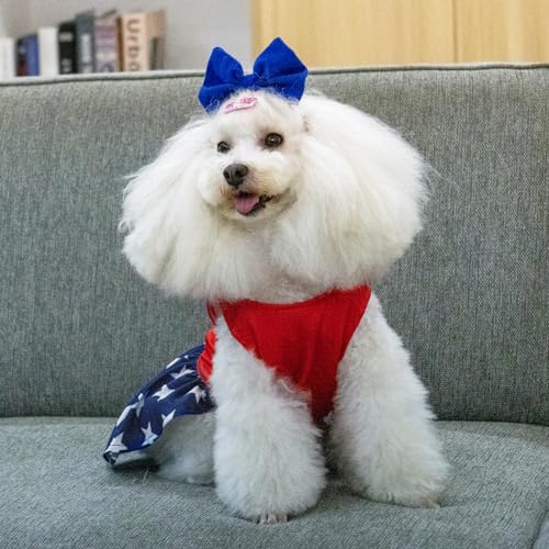 Image of CuteBone Dog Mesh Dress Puppy Sundress Pet Outfit Summer Fashion for Small Dogs Girl Cat Clothes