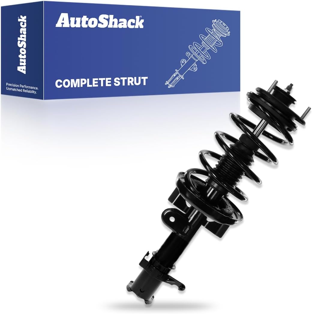 AutoShack Front Complete Strut & Coil Spring Assembly - Driver Side for Honda, Pilot 2009-2015, AWD FWD V6 3.5L