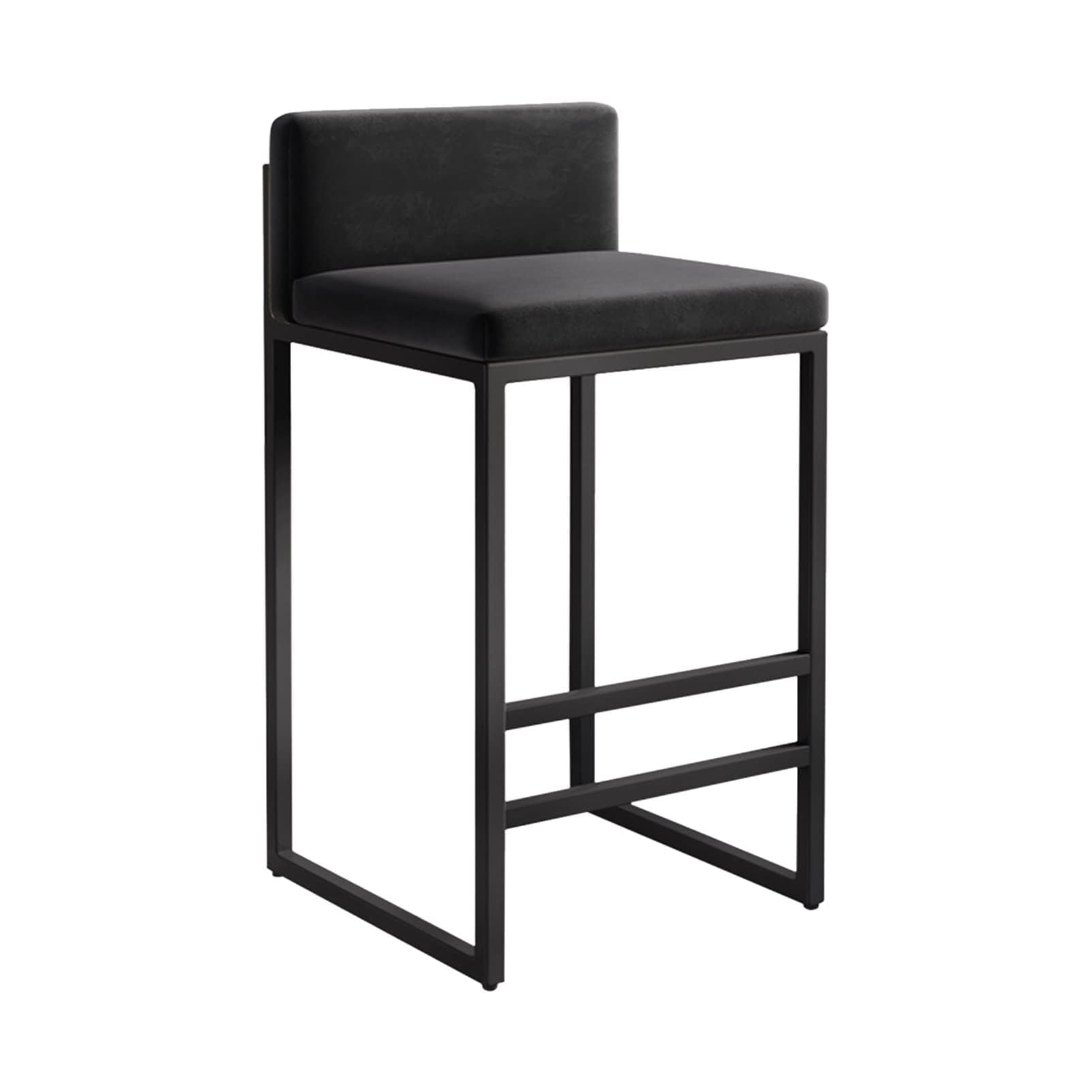 Chaises de bar modernes dos fatigué résolu avec ce lot de 2 tabourets pivotants velours 75 cm