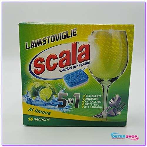 Scala Tabs Lavastoviglie 5In1 16Pz.Al Limone