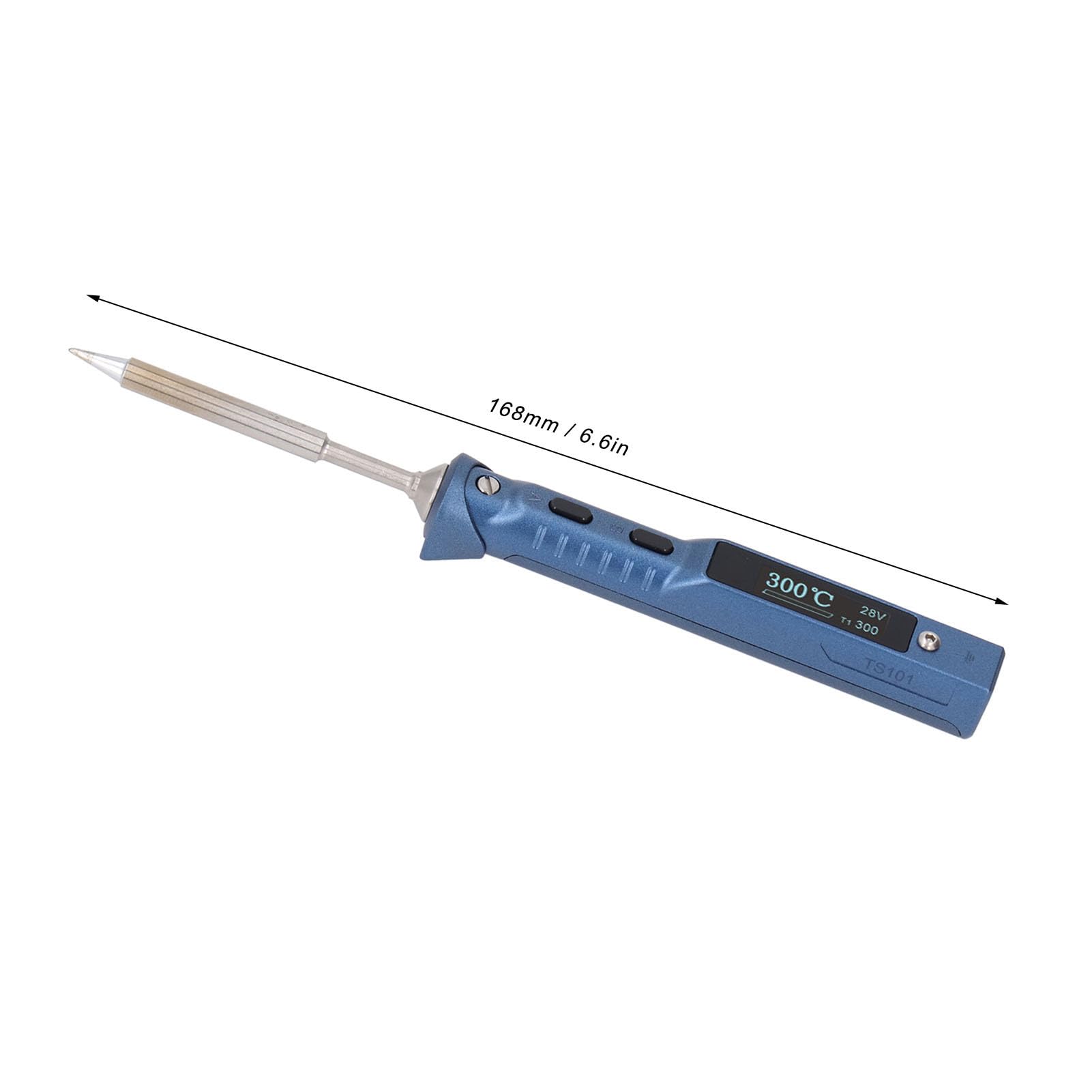 Przenośna lutownica TS101 z grotem TS B2, wyświetlacz cyfrowy o mocy 65 W, elektryczny długopis spawalniczy z regulacją temperatury, wejście DC 9 24 V i USB C PD, zakres pracy