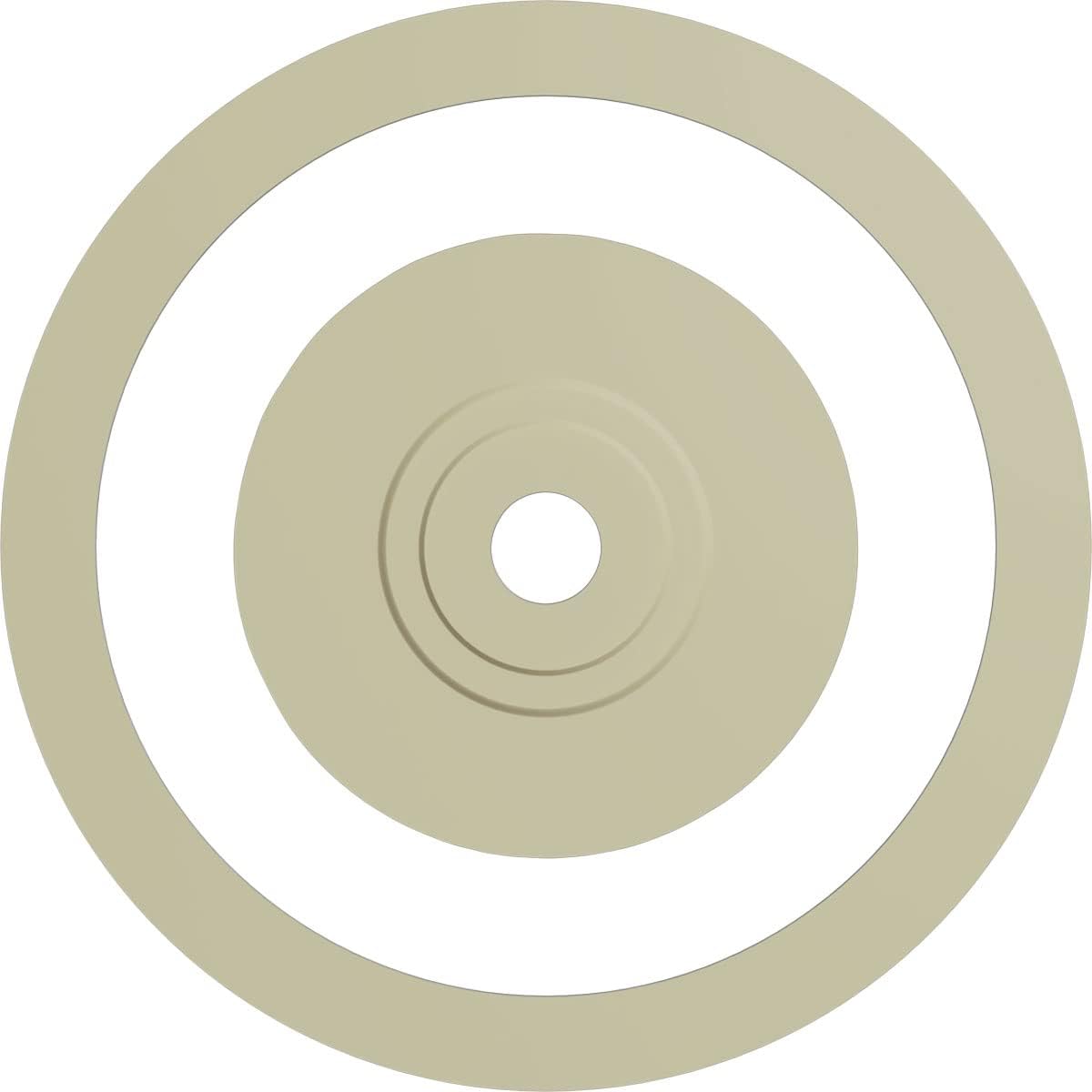 36 1/2"OD Ceiling Ring with 20 7/8"OD Ceiling Medallion Palmetto Light Accent Kit