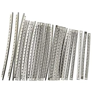 Lot de 24 fils de frette en cuivre de 2,9 mm de largeur et 24 frettes pour guitare basse et guitare - Les Beatles, Paul McCartney, John Lennon, RIngo Starr, George Harrison