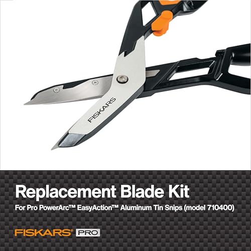 image for FISKARS PowerArc Easy Action Aluminum Tin Snips Replacement Blades - B