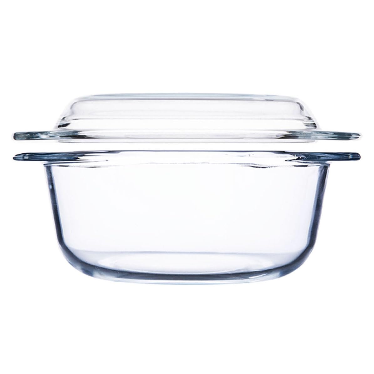 UPKOCH Hitzebeständige Suppenschüssel aus Temperglas mit Deckel 1l Mikrowellengeeignet und Ofenfest für Küche und Mikrowelle