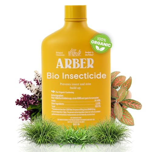 Organic Insecticide Liquid Concentrate – Natural Plant Insect Spray for Indoor & Outdoor...