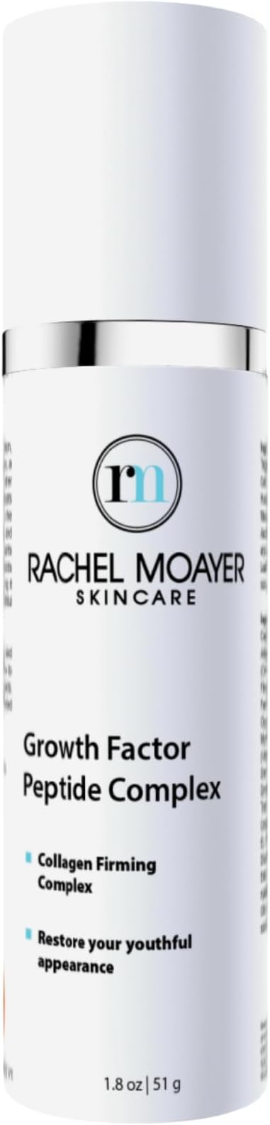 Rachel Moayer Growth Factor Peptide Complex for Face, Anti Aging, for Women, Collagen and Peptide Rich, Helps Restore Appearance of Youthful Skin