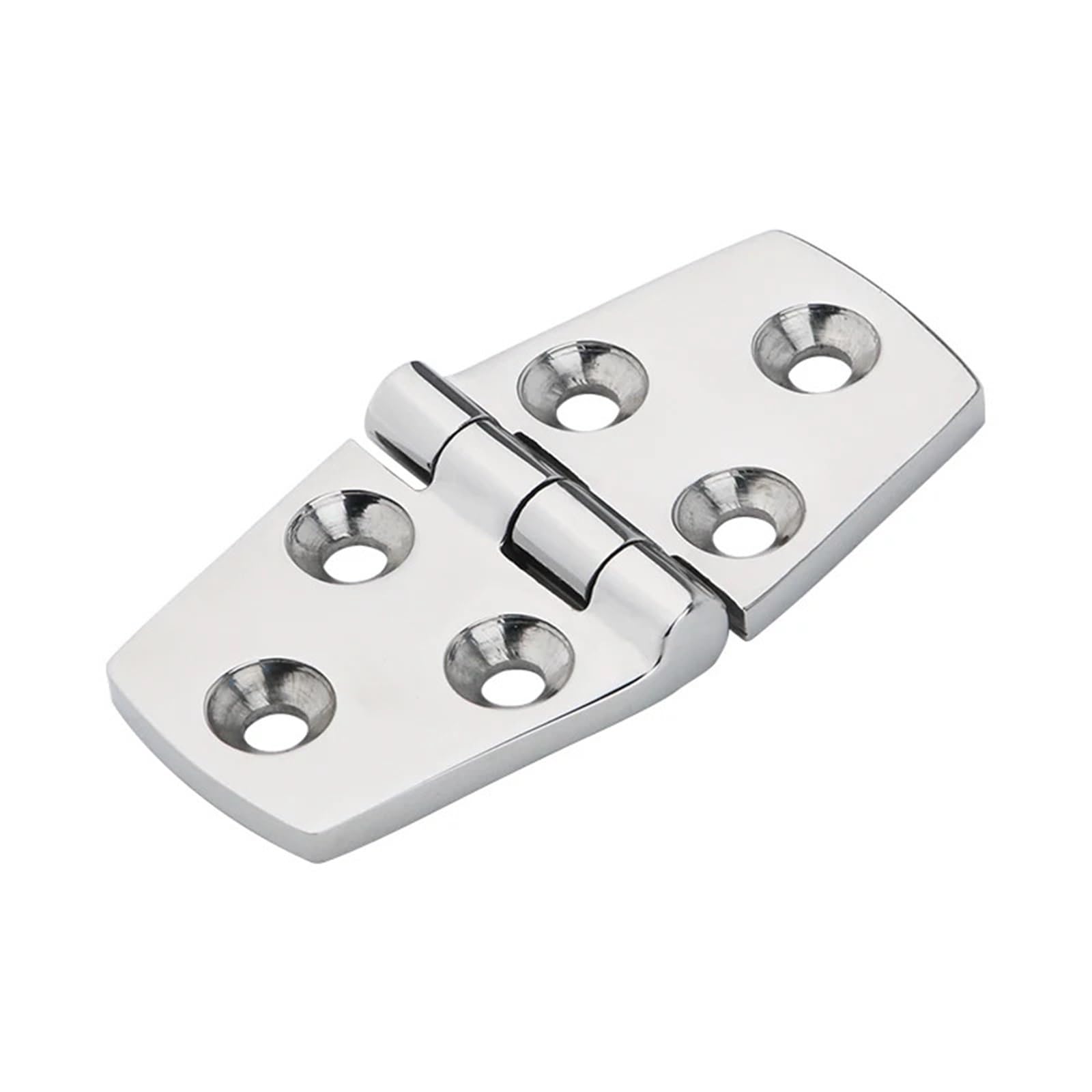 76 * 38mm Stainless Steel 316 Marine Hinges with 6 Holes 76mm Heavy Duty Polish Boat Hinge 4Pcs
