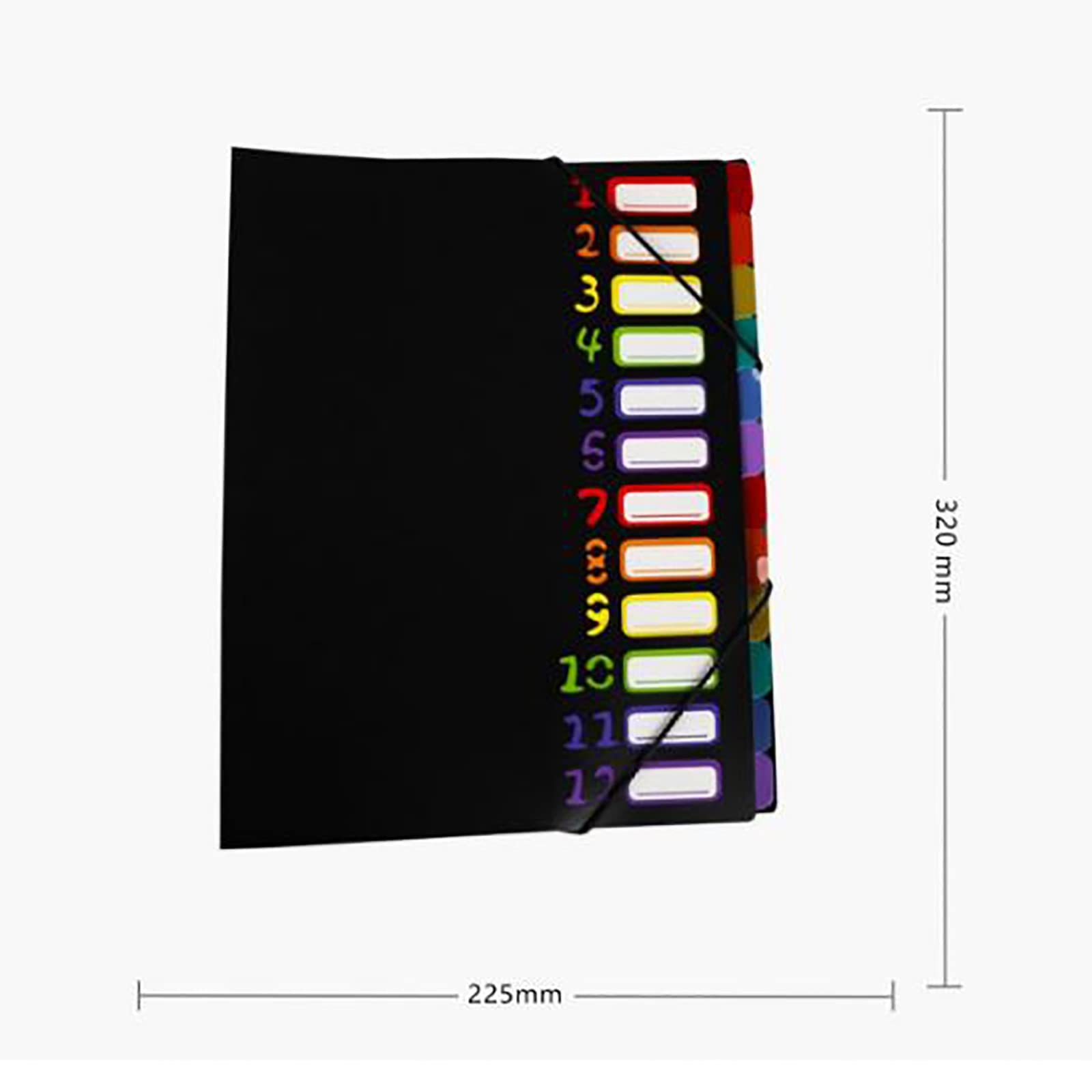 Extensible Pochettes pour Documents Sac de classement A4 Ensemble fichiers reliure à feuilles mobiles épaissies