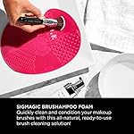 Sigma Beauty Sigmagic Foam Makeup Brush Shampoo – Makeup Brush Cleaner Solution with Professional Grade Formula to Remove Makeup Residue and Build Up on Makeup Brushes & Makeup Sponges (6.76 FL Oz) - Image 3