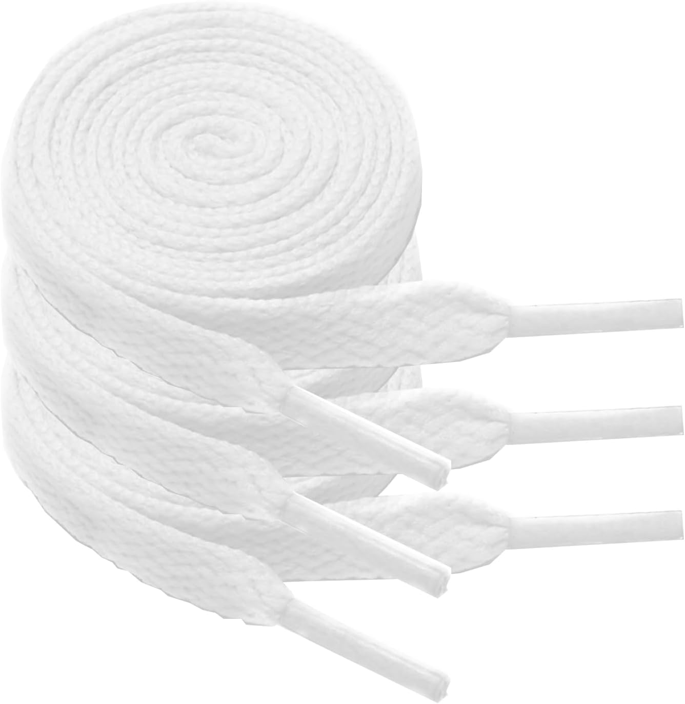 Generic3 Pair Flat Shoe Laces for Sneakers Colored 5/16” Athletic Shoelace Running Shoes Boots Strings Replacement
