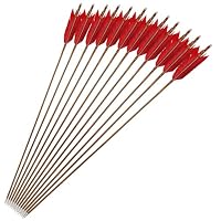 Flèches Traditionnelles En Bambou 32.8" – 4 Plumes De Dinde 4", Pour Arc Recurve, Longbow, Tir Nature & Chasse