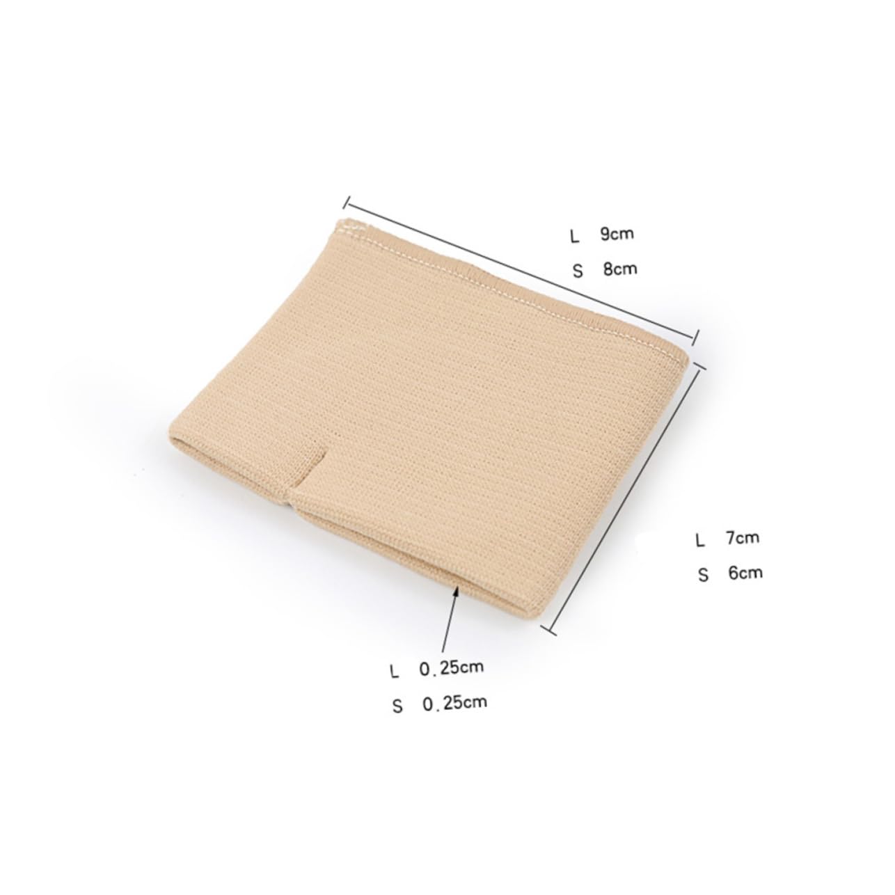 GOOHOCHY Comfortable Big Bunion Protector Spacer Hallux Bunion Sleeve Soft Sebs Fabric Size l