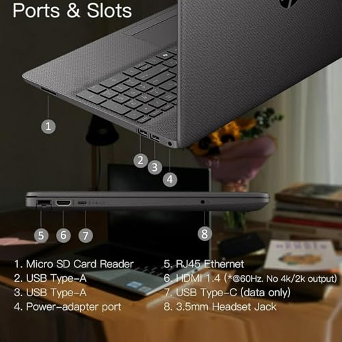 Image of HP G9 Business Laptop, 15.6 inch Full HD Display, Intel Core i3-1315U, 8GB RAM, 128GB SSD, Intel UHD Graphics, Wi-Fi 6, Ethernet Port RJ-45, SD Card Reader, HD Camera, Windows 11 Pro, WOWPC Recovery USB