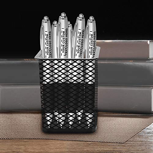 Set de 50 bolígrafos gel con grip coloreado personalizado miniatura 6