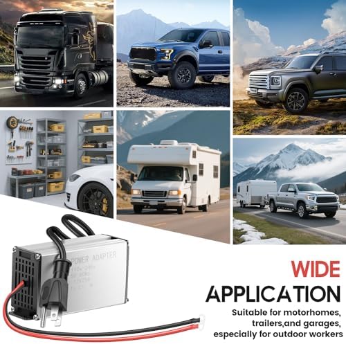 YLMFTNU Diesel Air Heater Power Supply Adapter, 110V-245V AC to 12V DC, Transformer Power Converter with Safety Protections for SUV, RV, Trailer, Caravan, Garage, Parking Heater Accessories - 5