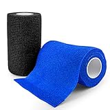 SELBSTHAFTENDE FIXIERBINDE - So wird garantiert, dass die Tapes nicht verrücken und an Ort und Stelle bleiben. Die Länge beträgt 4,5m, damit Sie genügend Spielraum beim Bandagieren haben.