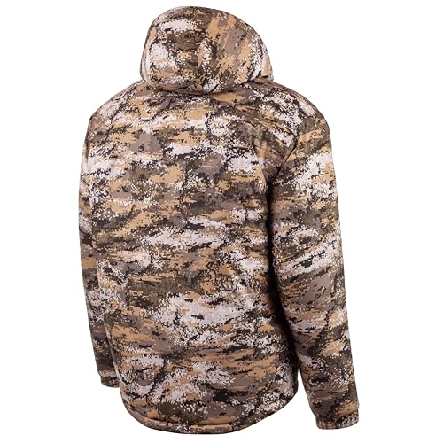 Huntworth Fairbanks Men's Heavy Weight Waterproof Parka Jacket, Disruption Camo, 2XL4