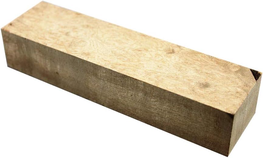 Selectable Wood Turning Blanks, Knife Scales,Handles,Woodworking Project Kits (153mmx40mmx30mm, Golden Camphor Wood)