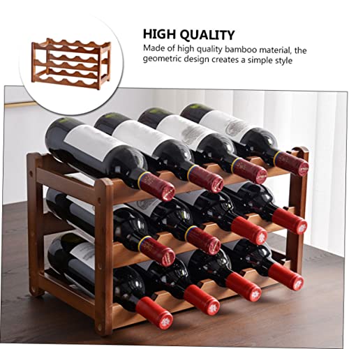 Soporte de botella de vino Garneck de madera clásica miniatura 5