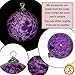 Totally Blown Glassworks Ornament, Handmade Blown Glass, Hanging Tree Holiday Décor, Sun Catcher, Witches Ball, Gazing Orb, Friendship Keepsake, Window Color. (Purple)