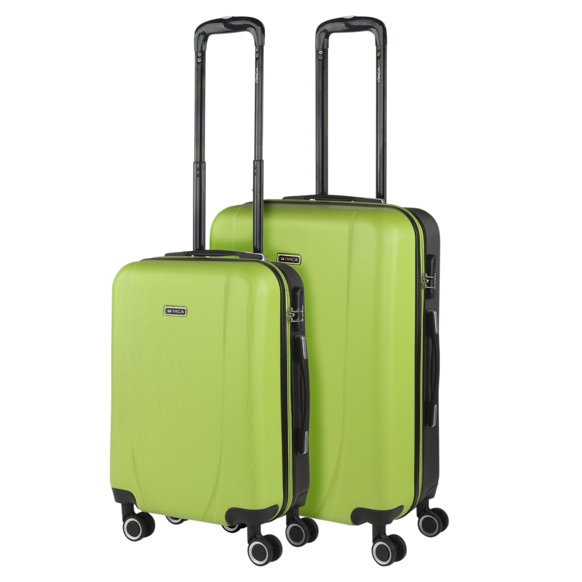 ITACA - Maleta de Cabina 55x40x20 - Maletas De Viaje Cabina Rígidas Trolley con 4 Ruedas Dobles para Avion Ligera Equipaje De Mano Candado de Combinación. Compatible Ryanair, Verde Menta — view 44