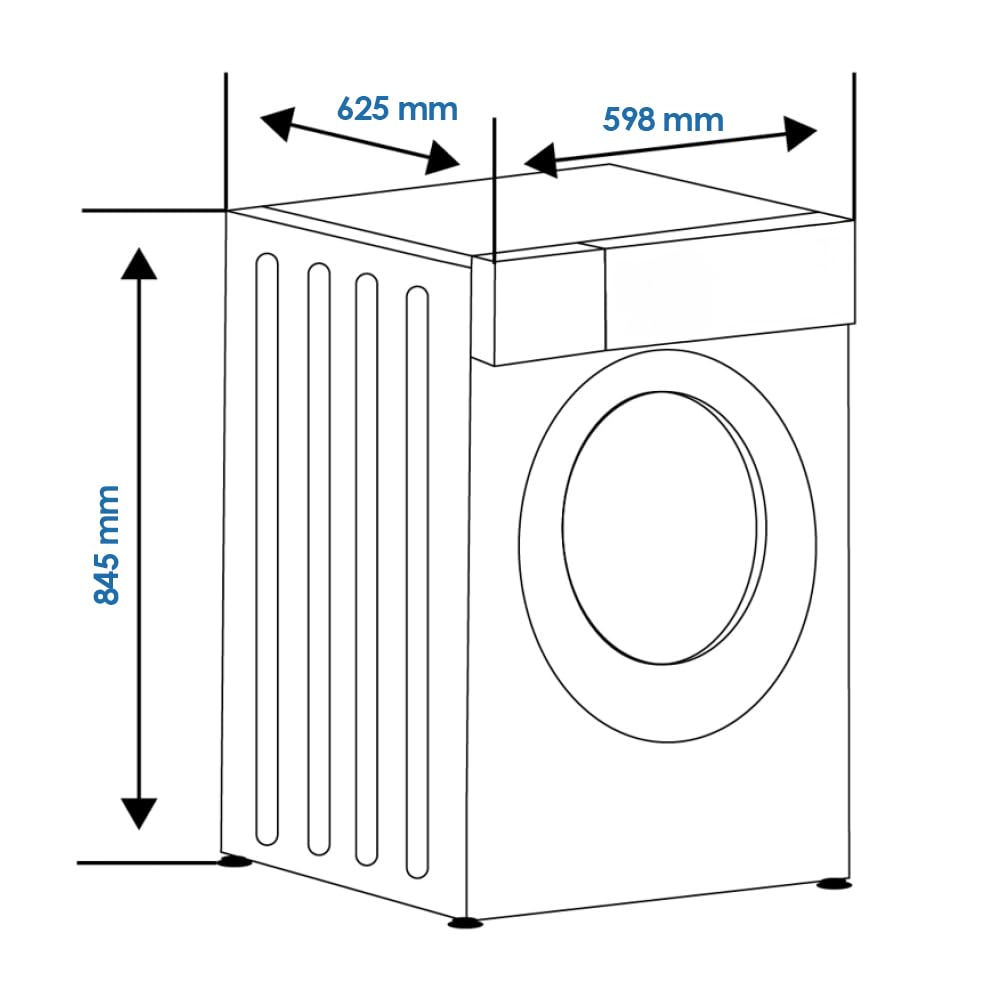 Svan Secadora Bomba Calor 8Kg, Carga Frontal, Blanco, SSB802ED. 700W, 12 Programas, Función Antiarrugas, Display LED manual, Eficiencia Energética Clase E