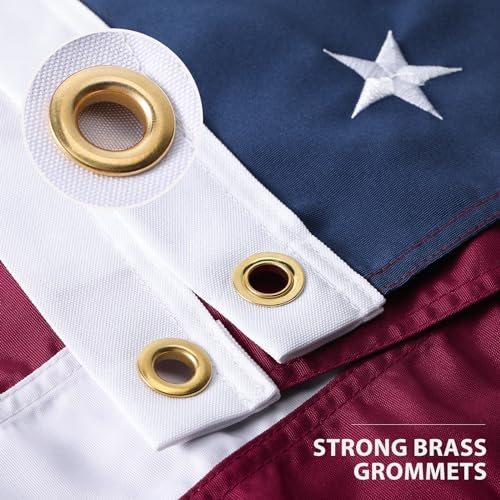Aguiflgs C-001 American Flag 3X5 Ft Ultra Durable Tear-Resistant Series ,Made In The Usa thumb #1