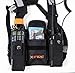X-FIRE® Updated Dual Portable Radio Chest Rig Harness for Two-Way Radios w/ 3m Reflective. Now with Larger Radio Pocket.
