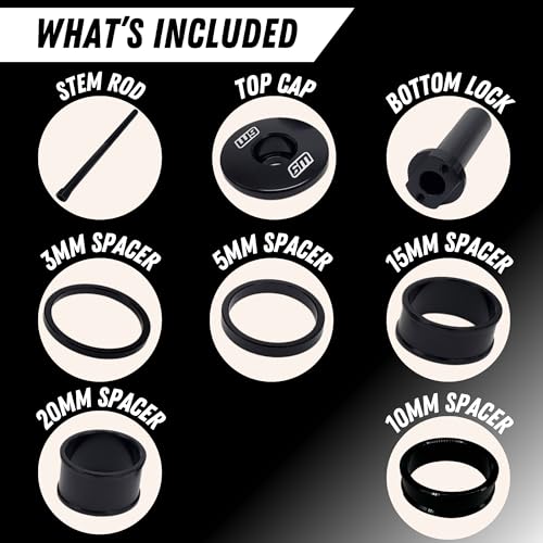 Warp 9 Stem Lock for E-Motos - Talaria, Surron, E-Ride Pro, 79Bike - Handlebar Stem Cap Lock - Multiple Colors - Electric Bike Part