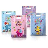 FOSDICK 50 Pcs Birthday Party Bags for Kids, Goodie Candy Favor Gift Packs, Reusable Small Gift Bags for Kids, Girls & Boys Birthday Parties, Baby Showers & Special Events