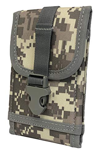 AGOZ Tactical Zebra TC52 TC57 Barcode Holster - Molle Belt Waist Bag Pouch Holder Case for Zebra TC51 TC52 TC55 TC56 TC57 TC20 TC21 TC25 TC26 MC40 MC45 Handheld Barcode Scanner Mobile Computer (Camo)