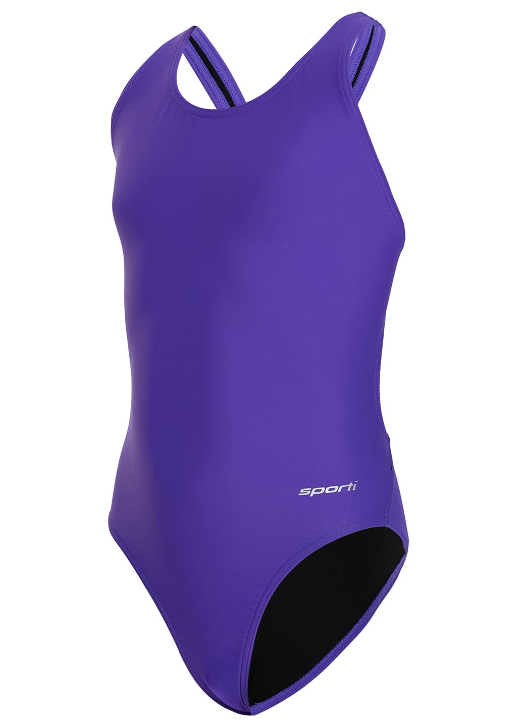 Sporti Girls' &amp; Women's Athletic Wide Strap Abstract Print One-Piece Suit