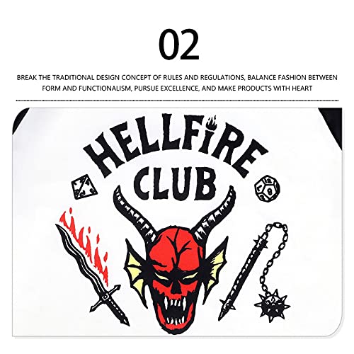 Fangren Hellfire Club T-shirt voor volwassenen, Stranger Things, driekwart mouwen, Halloween feestkostuum, zomer, shirt - Image 7