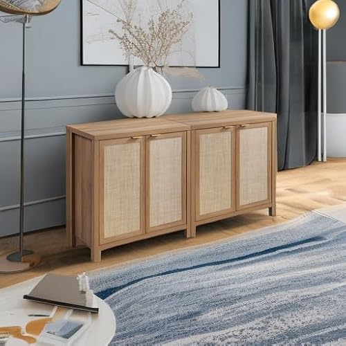 Sicotas Rattan Sideboard Buffet Credenza Cabinet thumb #1