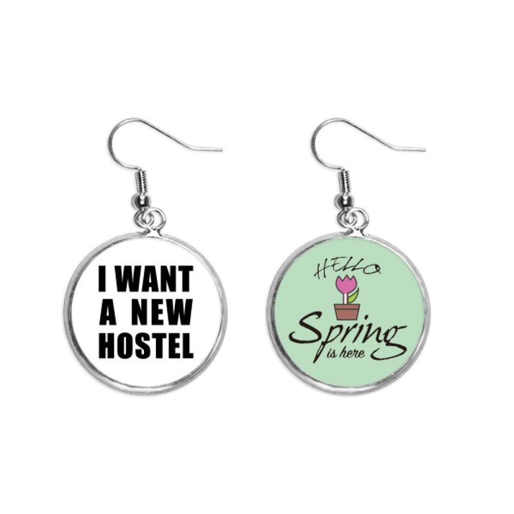 Pendientes de primavera colgantes y decorativos para mujer 5