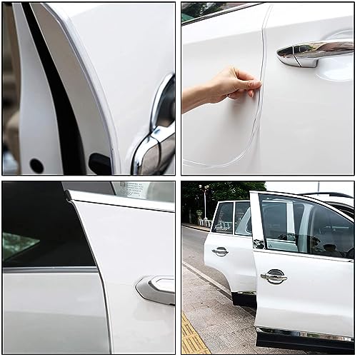Autokantenschutzleiste, CTRICALVER 5M Transparent Autokantenverkleidung kfz türkantenschutz U-förmiger Autoklappen-Türkantenschutz, passend für SUV-Limousine MPV und die meisten Modelle