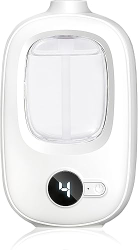 Hilton - Difusor de aceite esencial montado en la pared, recarga de aceites aromáticos, recargable, 4 modos de niebla, atomización ultrasónica,