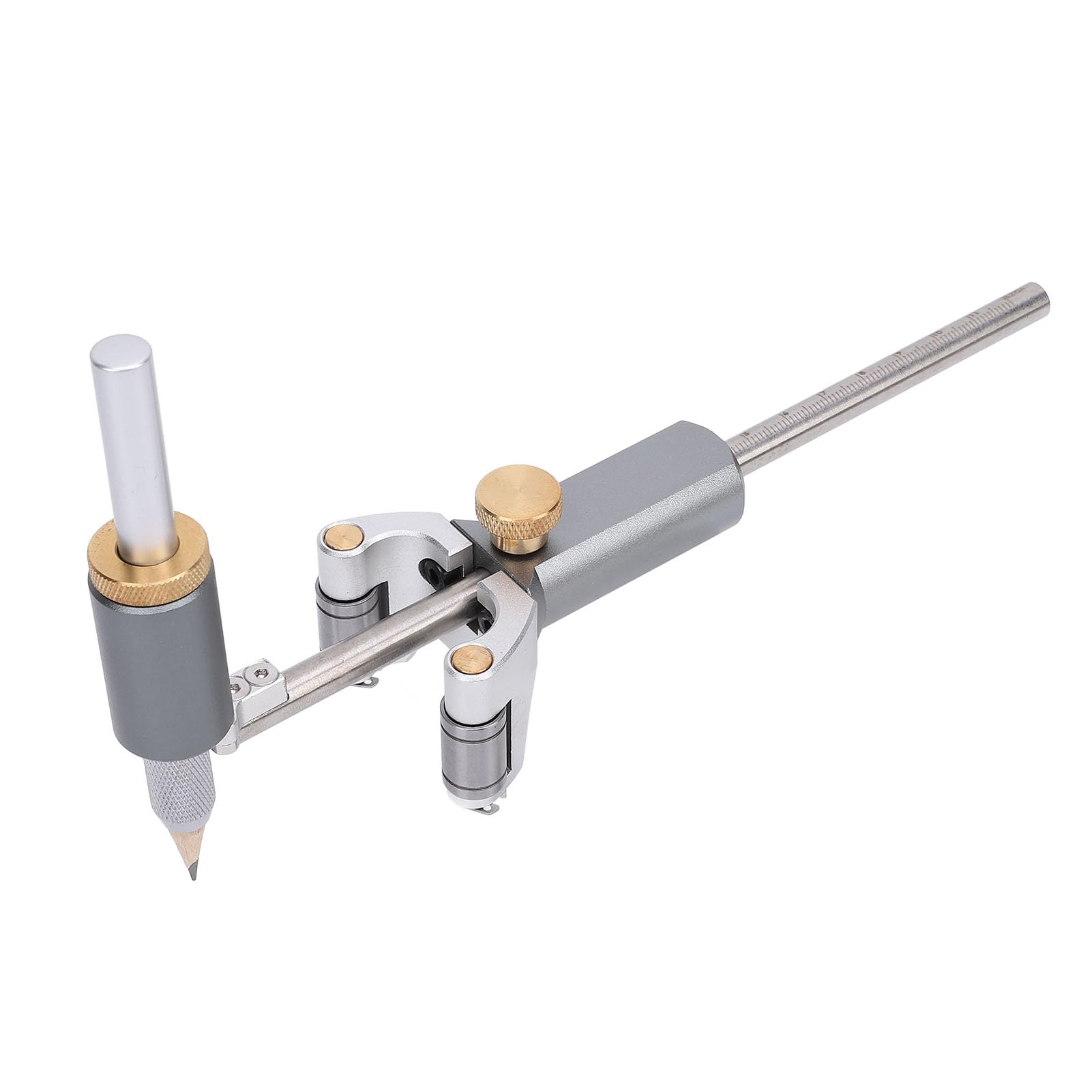 Righello per tracciatore ad lineare per la lavorazione del legno Utilizza strumento per disegnare ad dritto da 0 a 120 mm Calibro per marcatura di linee parallele per progetti