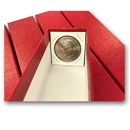 Lot Of 5 - Single Row 2X2 Storage Boxes For Coins In Plastic, Vinyl, Paper And Cardboard Flip Holders #TOP4