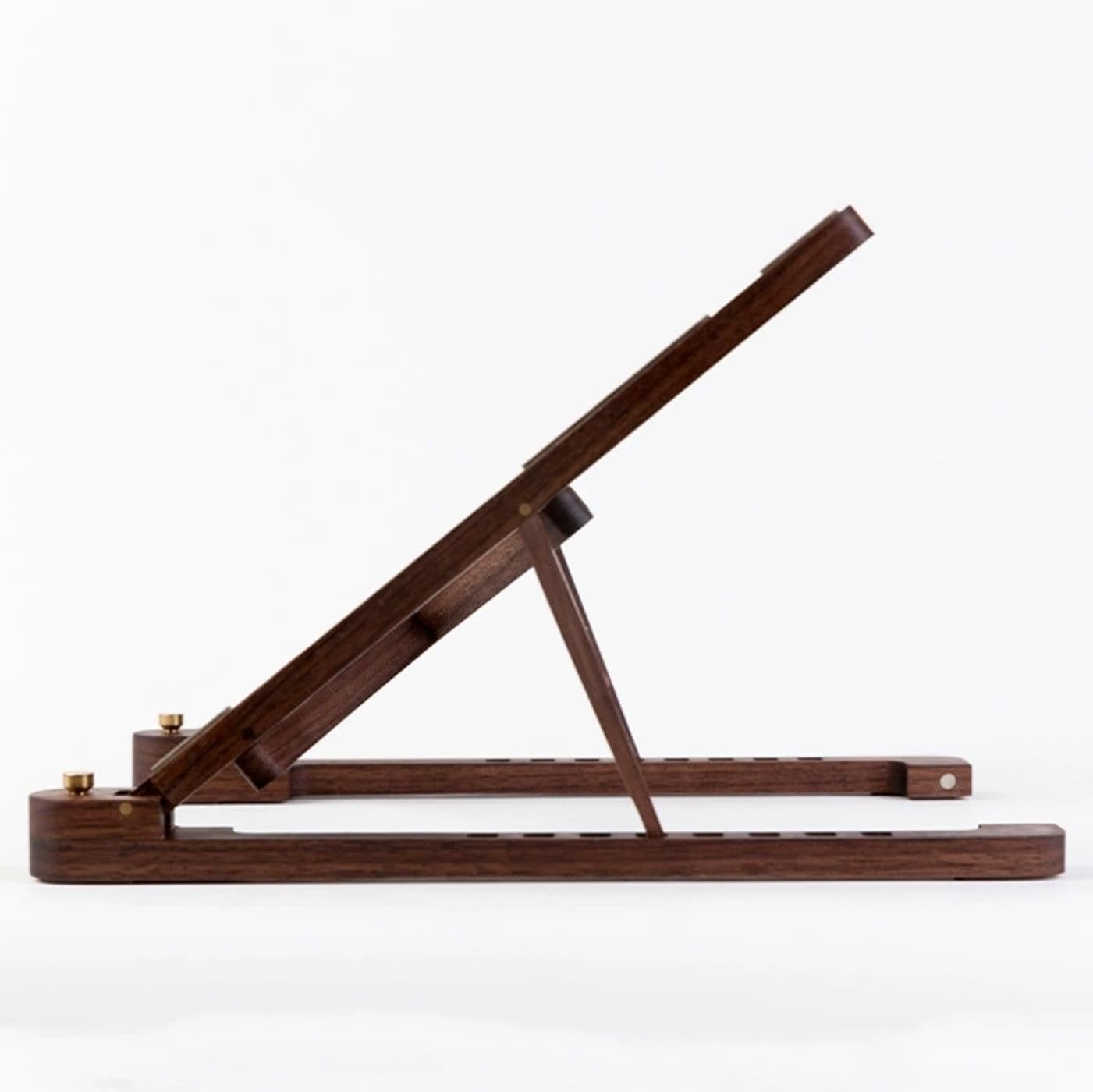 Supporto Laptop Legno Pieghevole Regolabile Portatile Alzatina