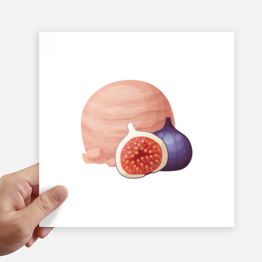 DIYthinker Square Stickers de bola de helado rosado de Granada de 20cm para pared y maleta