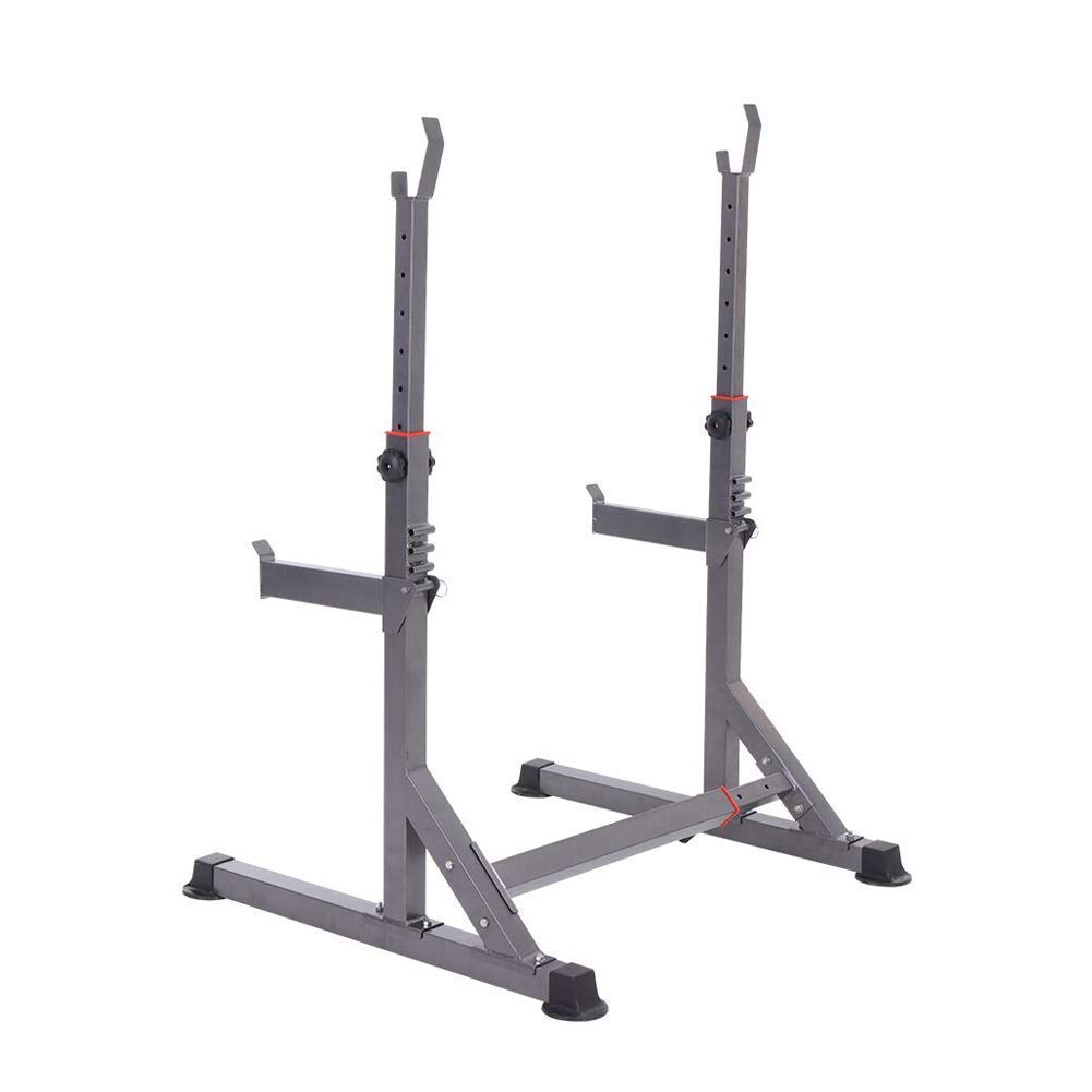 ERoomQ Multi-Function Weight Lifting Home Gym Fitness Multifunctional Adjustable Squat Rack,Fitness Household Barbell Stand,Stands Bench Press Frame Fitness Sports Goods,Cross Training, P