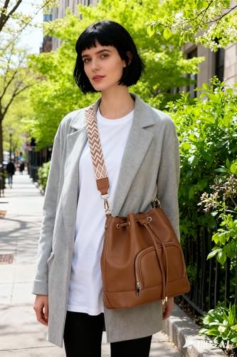 Bolso Bucket AFKOMST para mujer con correa desmontable miniatura 3