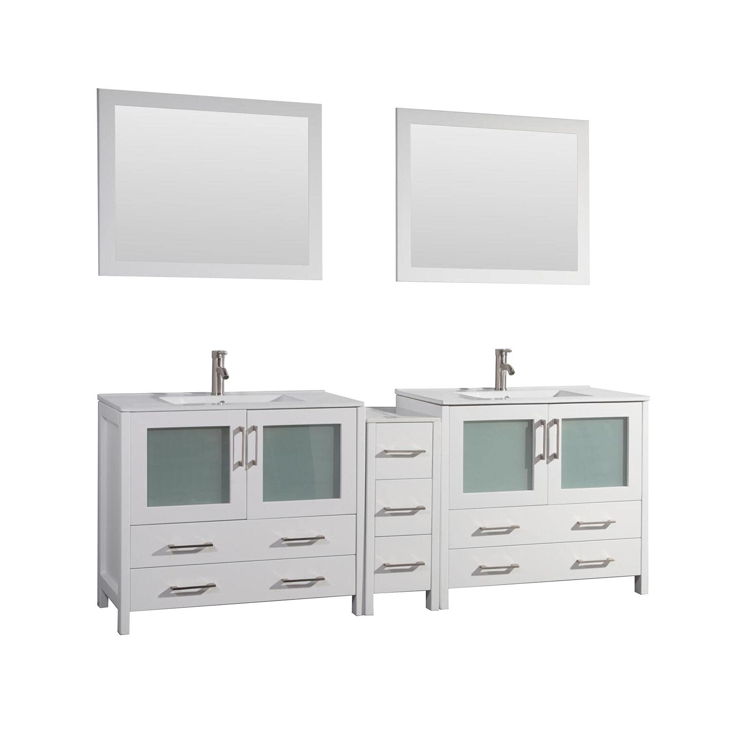 Vanity Art 84-Inch (7-Drawer Version)